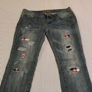 Spoon rip & repair jeans